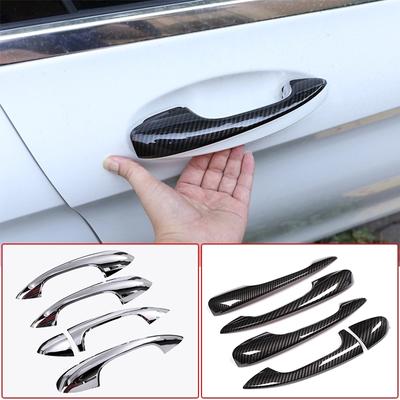 Voor Mercedes Benz GLC X253 C Klasse W205 E Klasse W213 Koolstofvezel ABS Chrome Deurgreep Cover Trim linksgestuurde
