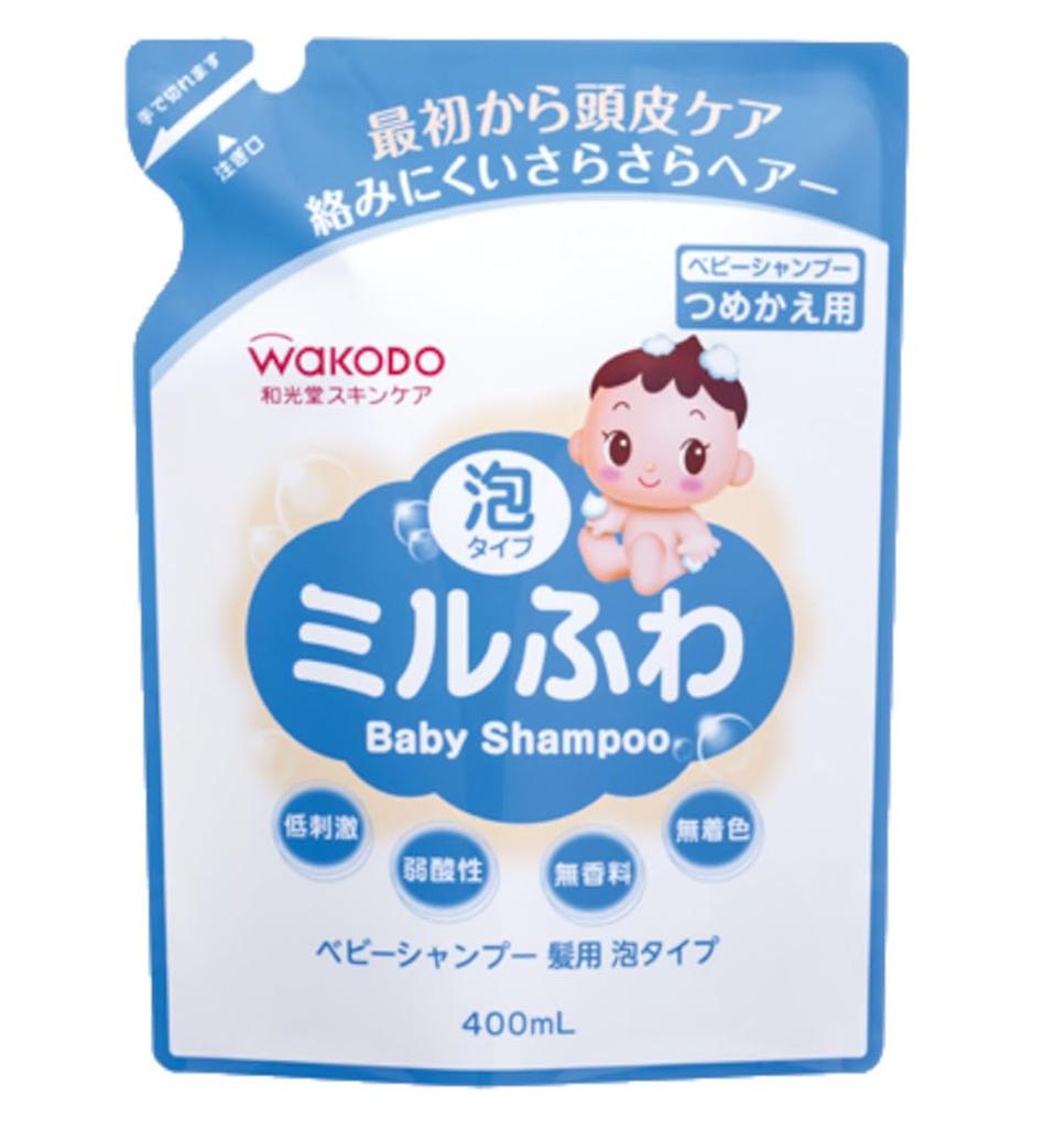Milfuwa Baby Shampoo for Foam 400ml x 8 [Set] Hair, Type, Refill,
