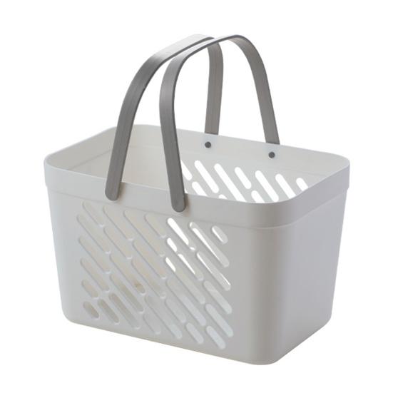 Yousheng Bærbar Badekurv Høydensitetsplast Dusjkurv med Fuktsikker Hul Baderom Kjøkken Organisering