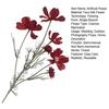 Artificial Cosmos Bipinnatus UV Resistant Fake Silk Galsang Flower Home Office Wedding Party Indoor Outdoor Faux Bloom Decoration