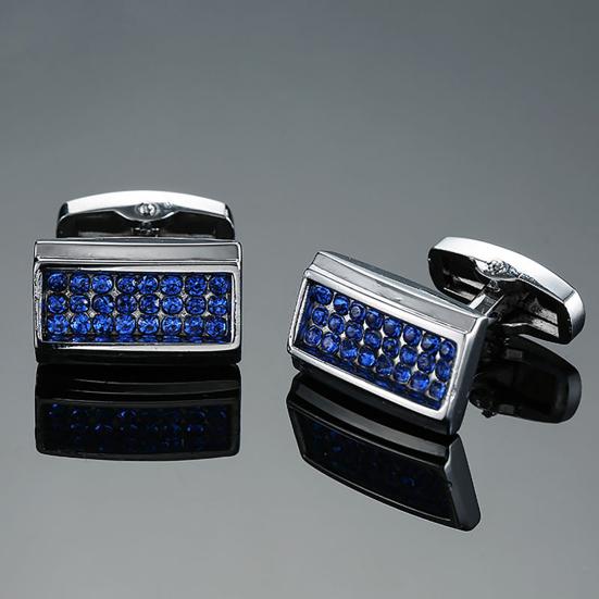 1 Pair Enamel Polishing Retro Pattern Men Cufflinks Electroplating Wear-resistant Shirt Cuff Buttons Clothing Accessories