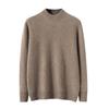 First-line ready-to-wear thickened cashmere sweater men's semi-turtleneck pullover sweater knitted sweater loose wool sweater base