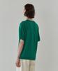 KNITTED Cool Summer Essential Round Short Sleeve Knit Tee Green