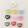 16x18mm Acrylic Heart Bead for DIY Phone Chain or Keychain Accessory
