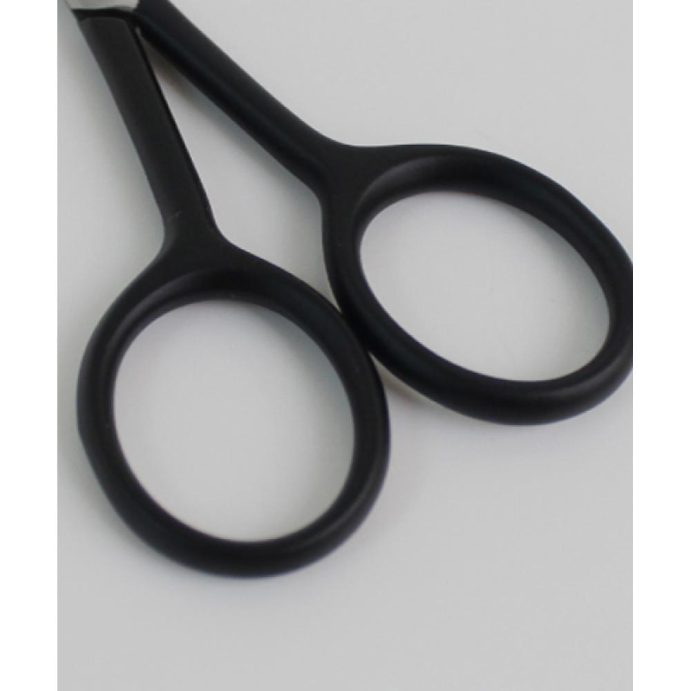 Gloss Glow Gentleman Safe Round Blade Curved Manner Nose Scissors