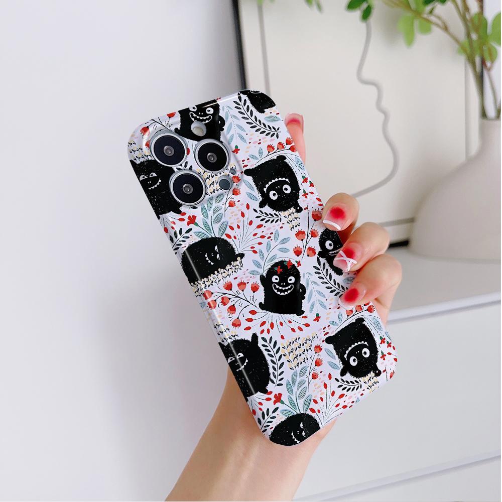 All-inclusive Film Phone Case Cartoon Fashion Design Hard Shell Full Cover Camera Protection Case for iPhone Huawei Honor Vivo Google