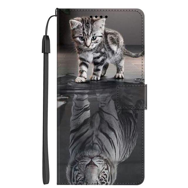 Book Flip Case For Realme 14 Pro 5G Funda Leather Magnetic Wallet Cover Luxury Wallet Flip bags for Realme 14 Pro+ Animal Holder