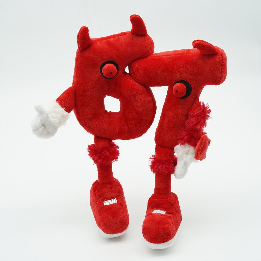 Steal a Brainrot Jandel Plush Toy Doll, Cute Creative Stress Relief Stuffed Animal, Soft Cozy Pillow, Gift Collectible