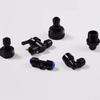 RO Water Filter Fittings Food-Grade POM Straight Elbow Tee PE Pipe Bulkhead Connector for Home Reverse Osmosis System