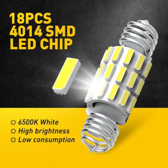AUXITO 6X Festoon 31MM DE3175 DE3022 LED Map Dome Light Bulb 6500K Bright EOA