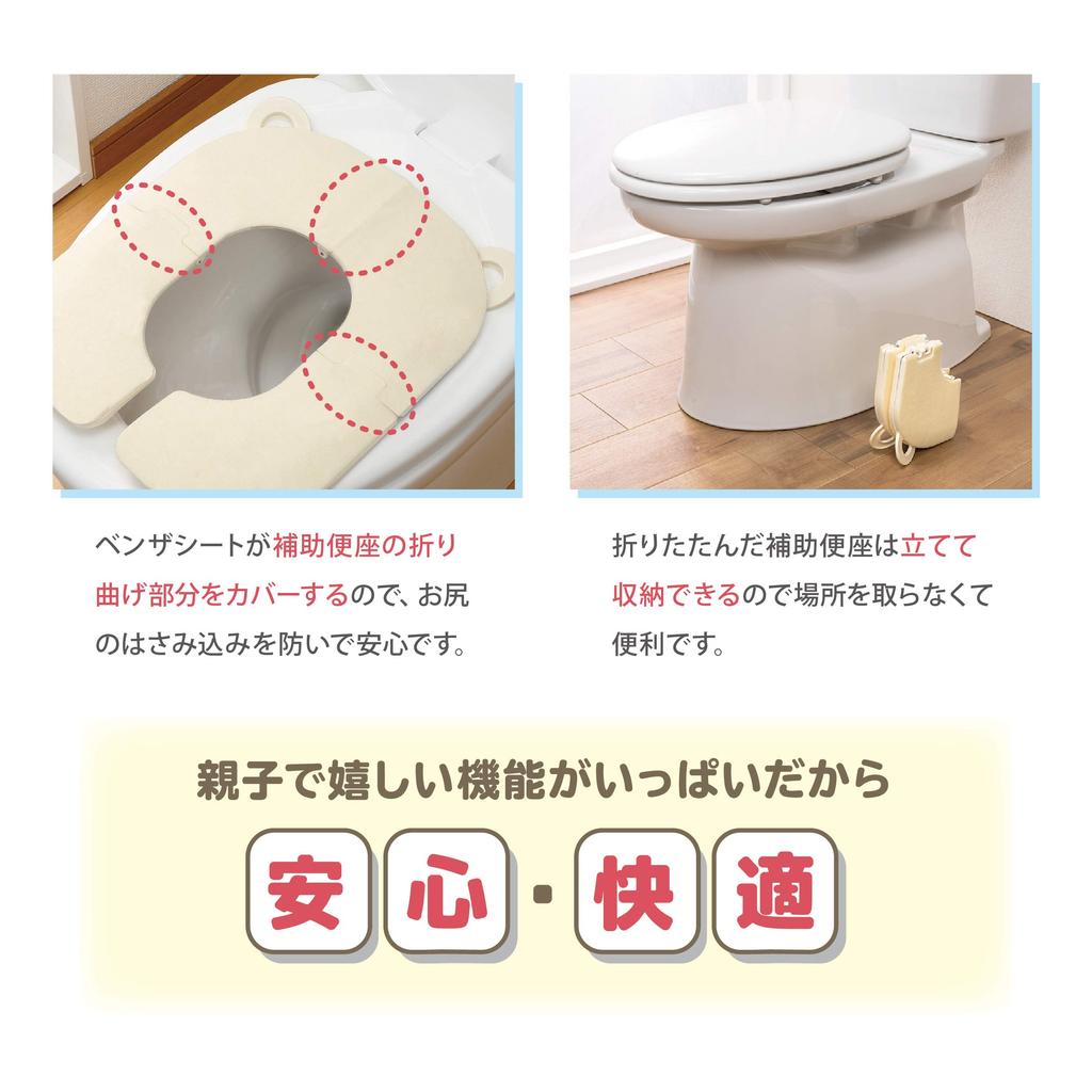 Sanko Foldable Auxiliary Toilet Potty Toilet Training Suction Toilet Seat Yellow Made In Japan R-42