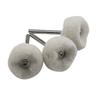 5Pcs 3Mm Shank Wool Felt Polishing Wheel Abrasive Brush Grinding Buffing Wheel