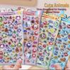 3D Cartoon Animal Stickers for DIY Decoration - Cute Pets & Hot Stamping Design