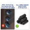 80-160 Pcs Black Rubber Vacuum Dust For Caps- Assortment Kit For Car Carburetor Valves And Ports, Mixed Sizes, Dust Seal