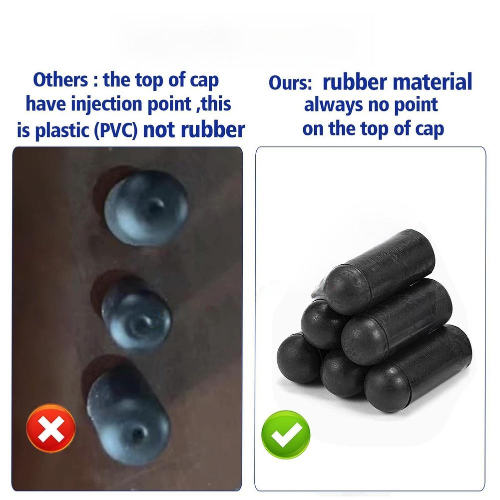 80-160 Pcs Black Rubber Vacuum Dust For Caps- Assortment Kit For Car Carburetor Valves And Ports, Mixed Sizes, Dust Seal