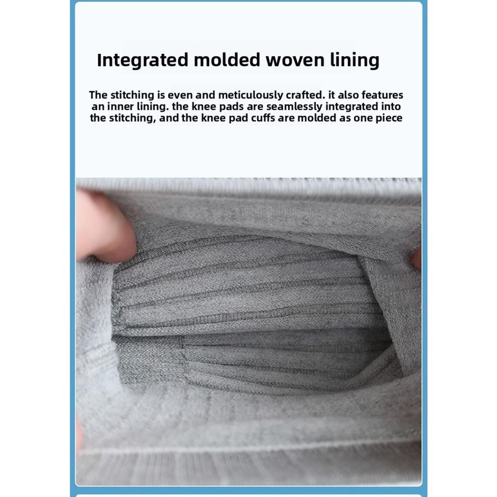 Cotton Knee Pads, Thin Design, Warm and Comfortable for Men and Women with Cold Legs, Air Conditioning, Sleeping, and Anti Cold Paint Cover