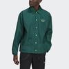 adidas Originals Big Trefoil Logo Coach Jacket Green H36282