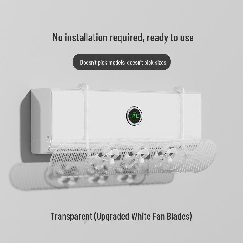 Silent Wall-Mounted Air Conditioner Wind Deflector Curtain