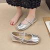 Mary Jane One-word Belt Women's Fashion Versatile Single Shoes, Spring and Summer 2025 New Soft-soled Comfortable Flat-soled Beanie Shoes