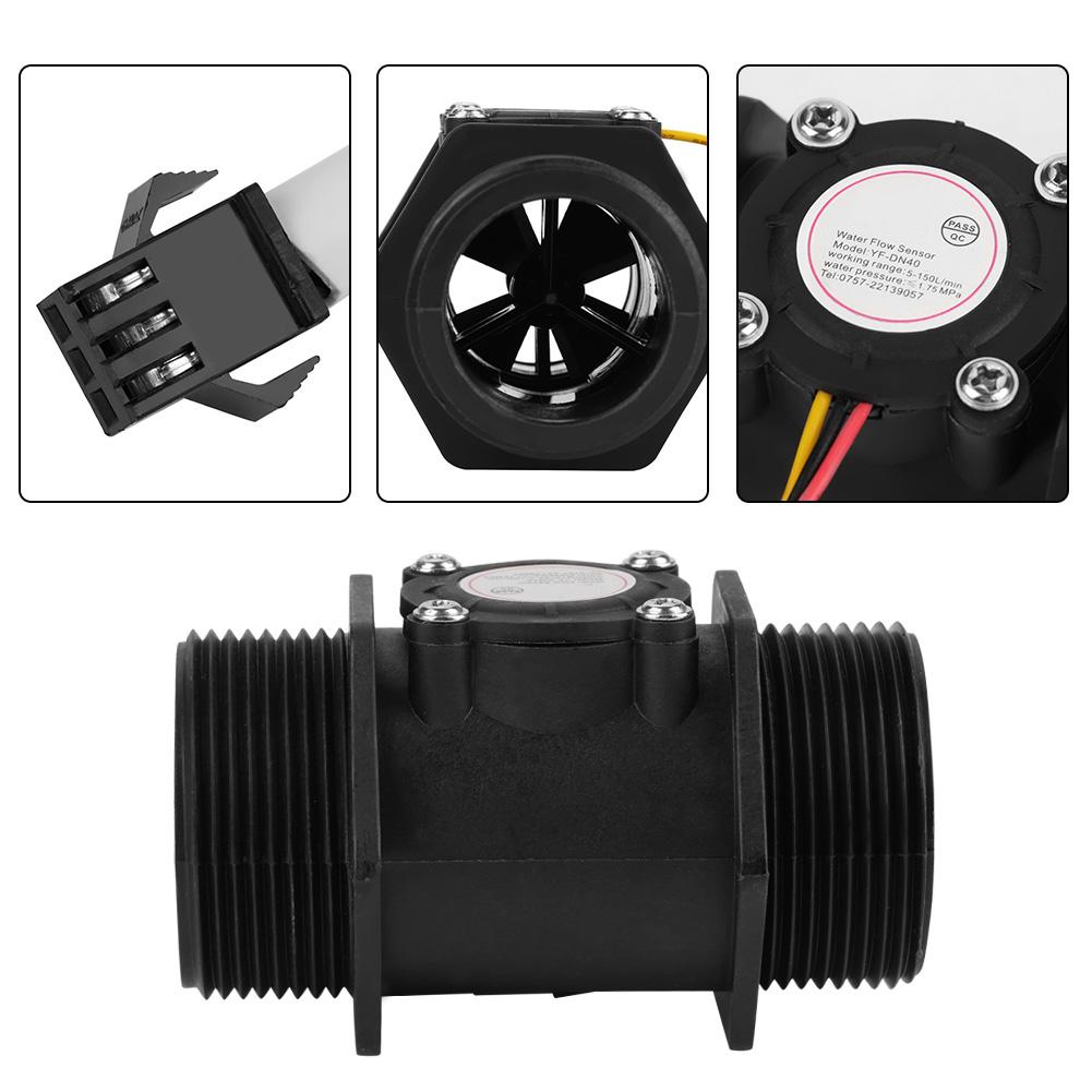 

DN40 G1.5 Турбінний витратомір води, датчик Холла, перемикач витратоміра для водонагрівача