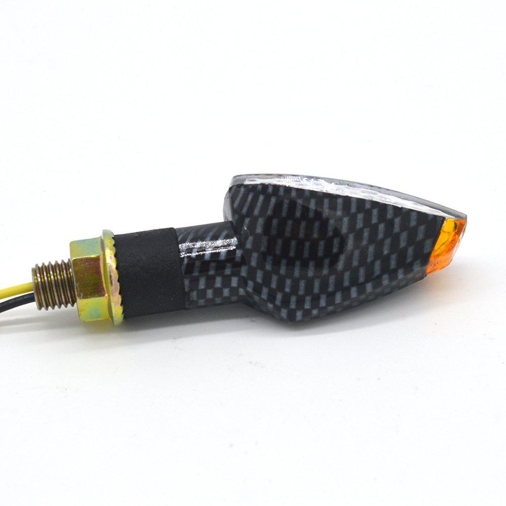 evomosa Turn Signal Lamp, Turn Light, LED, Motorcycle, Double-sided Luminous, General, Front and Rear