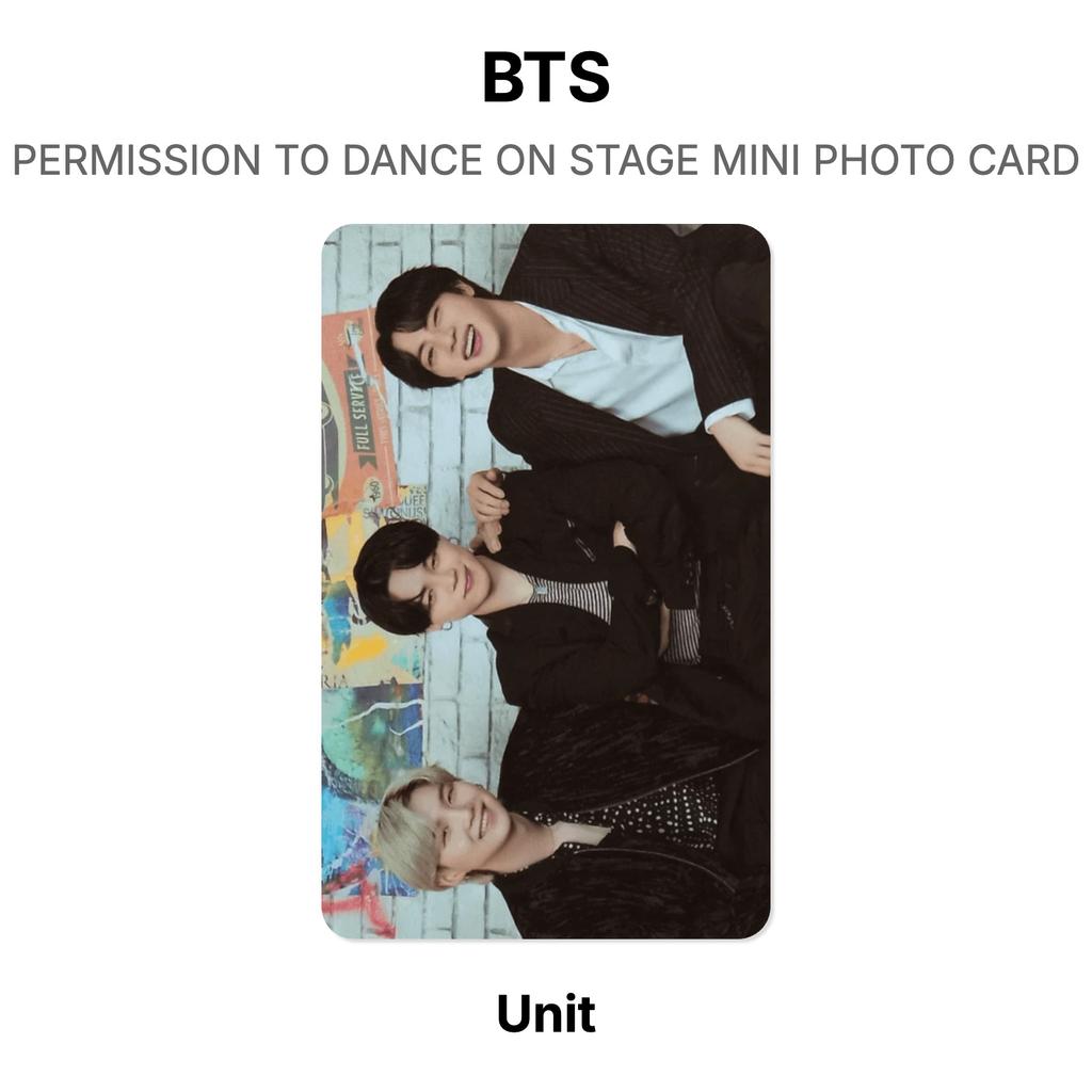 BTS PERMISSION TO DANCE ON STAGE MINI PHOTO CARD Official Photocard