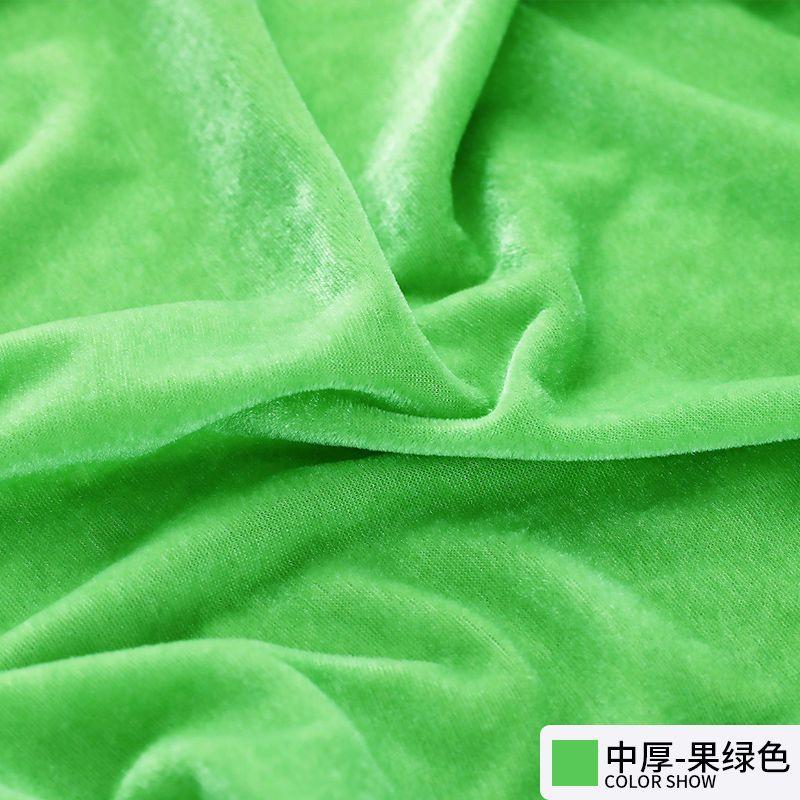 1.6M/2M Wide Golden Velvet Fabric Thick Soft Velvet Fabric for Curtains, Tablecloths, Stage Drapes, and DIY Decorations