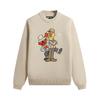 Kith X Sesame Street Bert X Earnie Crewneck Sweater Sandy Heather Men Tops Cream KHM032971-212