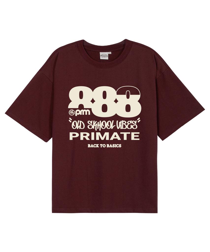 PRIMATE [Cool Cotton] Vibes Oversized Short Sleeve T-Shirt 8 Colors (B Type)