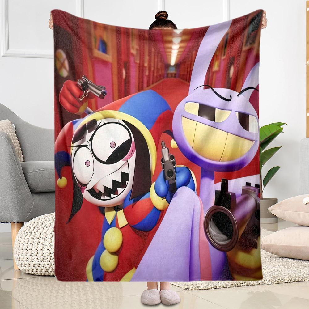 Digital Circus Blanket Soft Warm Cozy Suitable for Couch Office Chair Chair for All Seasons Warmthful Decor Best Holiday Gift for Friends Family