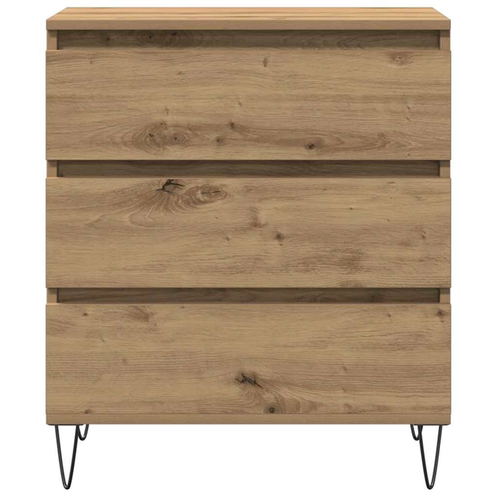 Artisan Oak Sideboard 60 x 35 x 70 cm Engineered Wood