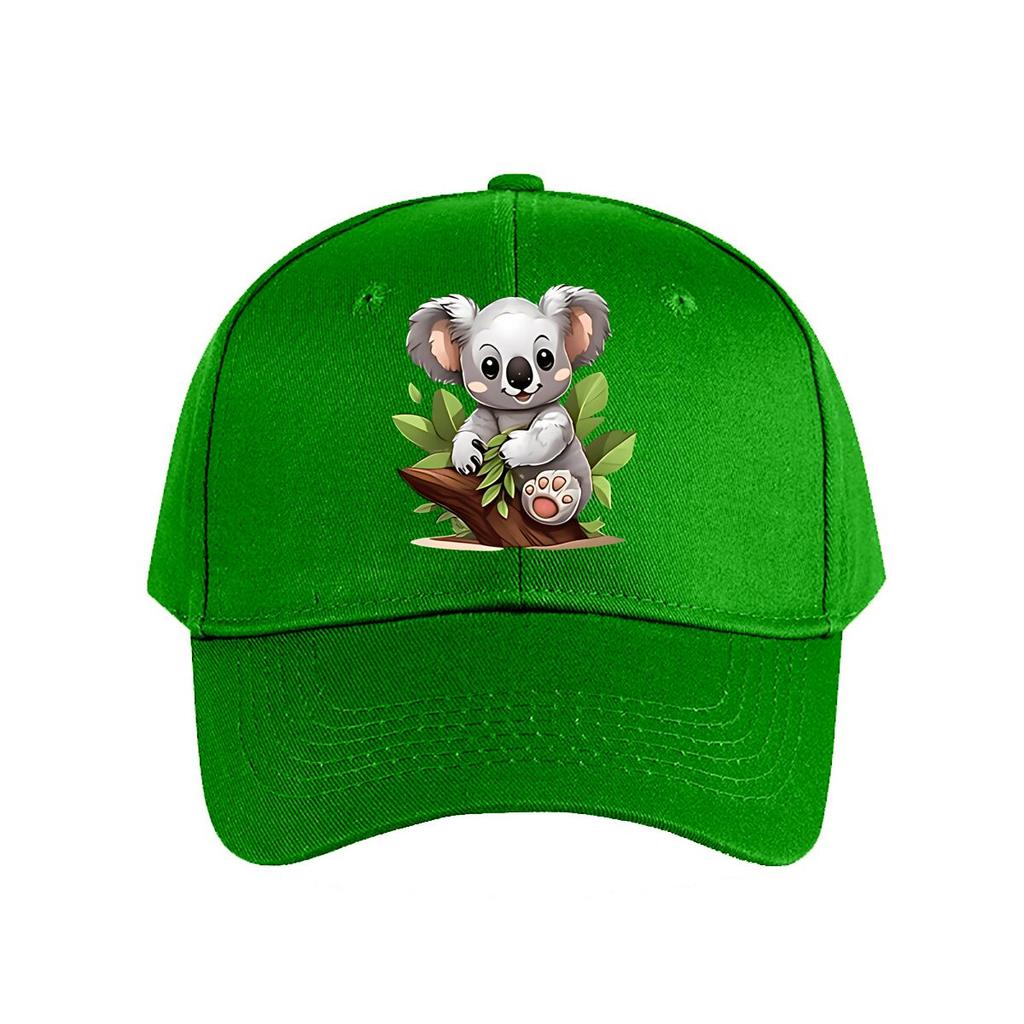 Cute Cartoon Koala Plush Toy Kids Room Decor Baseball Cap Fashion Unisex Sunhat Womens Outdoor Sports Snapback Cap