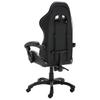 Gaming Chair In Black and Camouflage Pattern Faux Leather