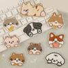 55KF 9 Pcs Cartoon Animal Embroidered Patches Dogs Iron On Patches Repair Patches Sewing On Applique Patches for Clothes Bag