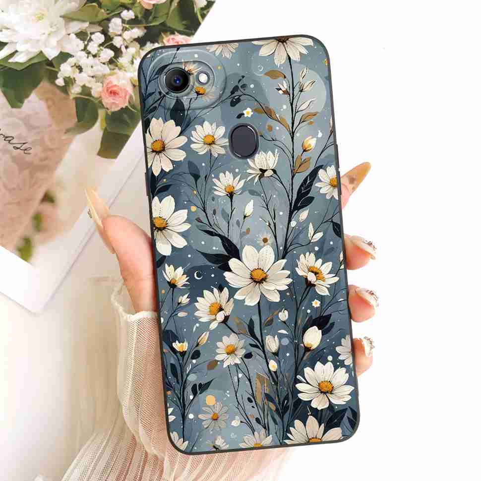 Beautiful Flowers Case For Oppo F7 Case CPH1819 CPH1821 Soft Silicone Fundas Phone Cases For Oppo F7 F 7 4G Cover Fundas