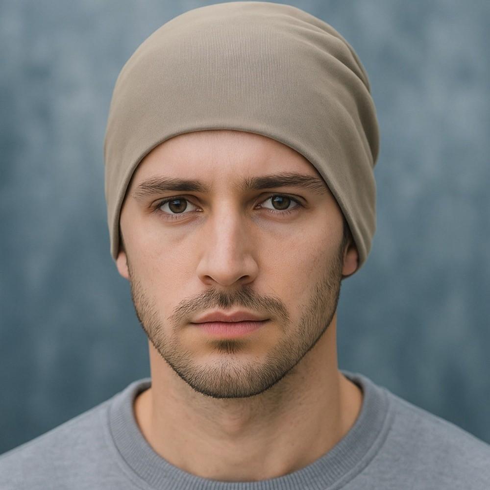 Elastic Winter Sport Cap Stacked Outdoor Warm Hat Sport Bonnet Winter Cycling Running Hats  Unisex