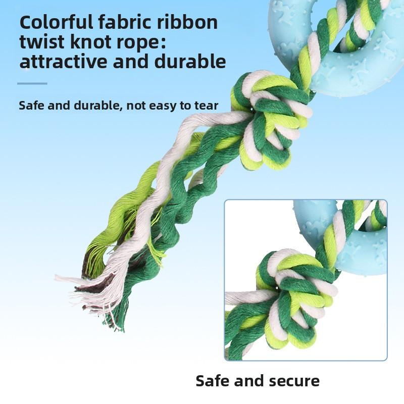 Pet Toys, Cotton Rope, Dog Pen, Drawstring, Durable Teeth, Rope Knot, Training, Self-entertainment and Boredom Dog Toys