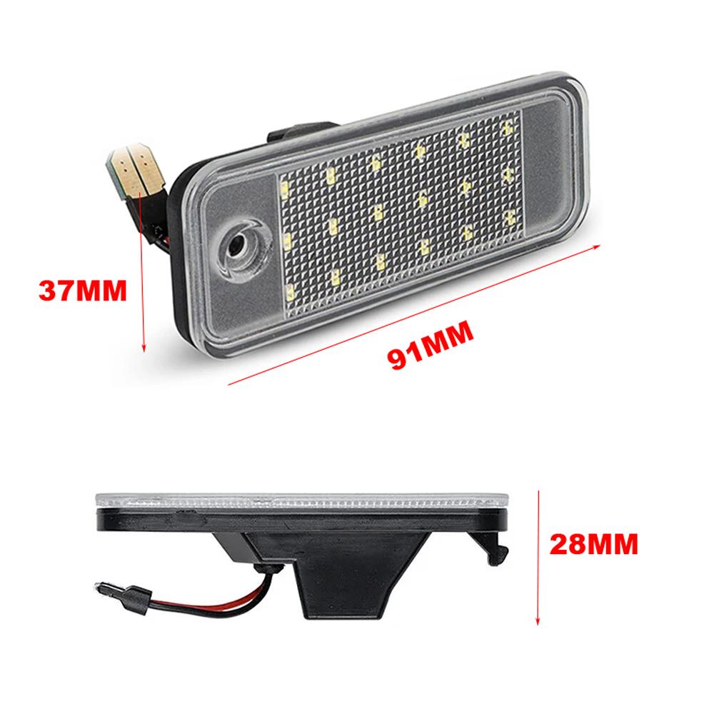 T10 LED License Number Plate Light White No Error For Hyundai Santa DM Grand Santa Fe NC 2013-2018 Number License Plate Light