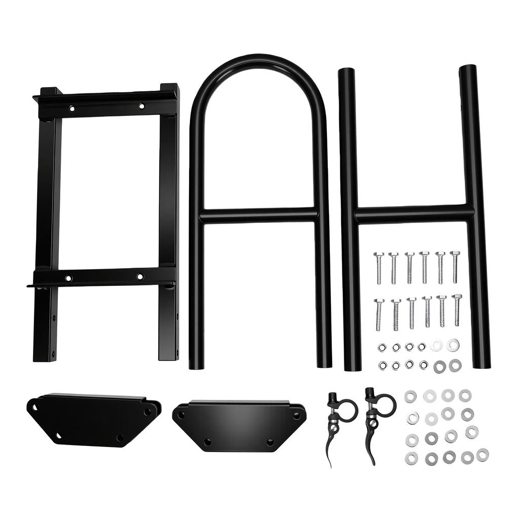 Golf Cart Rear Seat Grab Bar Replacement for Club Car with Metal Footrests Rear Seat Safety Hand Rail