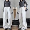 Narrow Banana Wide-leg Pants Children's New Sweatpants Spring and Autumn Small Lazy Wind Scimitar Sweatpants