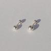 [SILVER/2SIZE] SV B BALL PIERCING