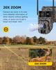 4G Solar Camouflage Surveillance Camera with 20X Zoom, HD, Day/Night Full Color, Low Power.