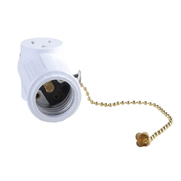 E26 Lampenfassung Adapter 3-polige Stecker Konverter für verbesserte Beleuchtungsflexibilität