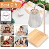Gift Candle Warmer Table Lamp Aromatherapy Candlestick Lamp Bedroom Bedside Desk Lamp Study Office Home Retro Melting Wax Lamp