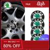 Car Sticker 2025 New 4Pcs Car Emblem Wheel Hub Caps Stickers Decoration For Skoda Kodiaq Octavia Enyaq iV Kamiq Scala Superb Fab