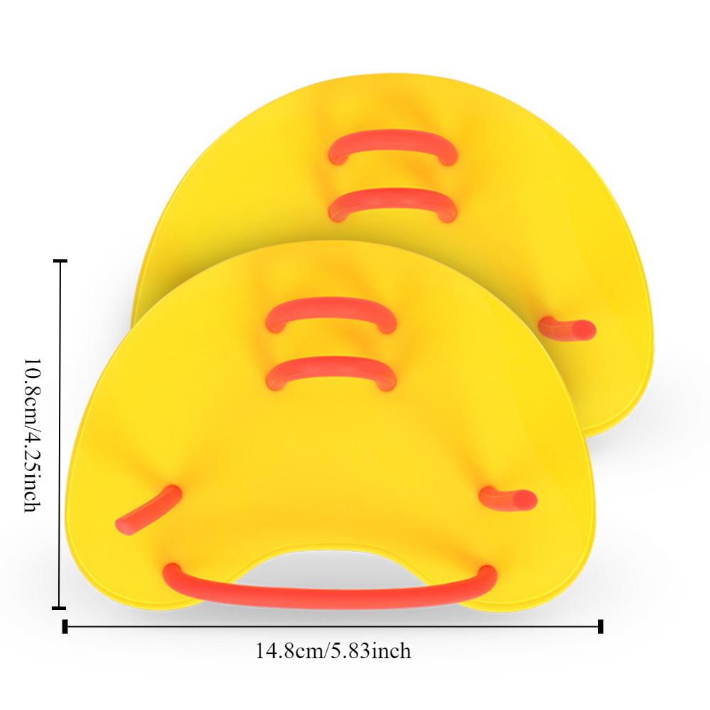 Silicone Swimming Finger Flippers Safe Water Sports Gloves Adjustable Auxiliary Teaching Accessories Swim Training Swimming