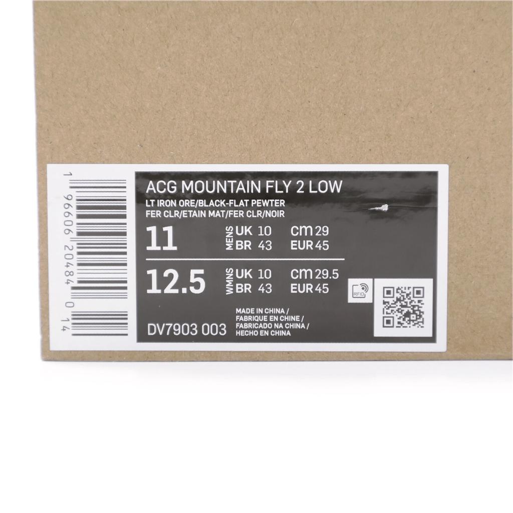 DV7903-003 Nike ACG Mountain Fly 2 Low Minério de Ferro Claro Cinza Estanho Fosco (masculino)