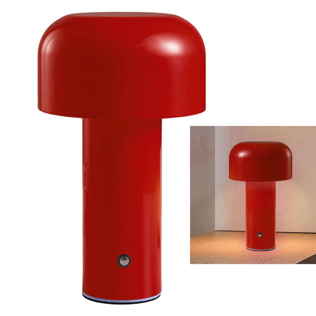 Mushroom Table Lamp Three Colors LED Light Beads Stepless Dimming Mushroom Lamp Night Light for