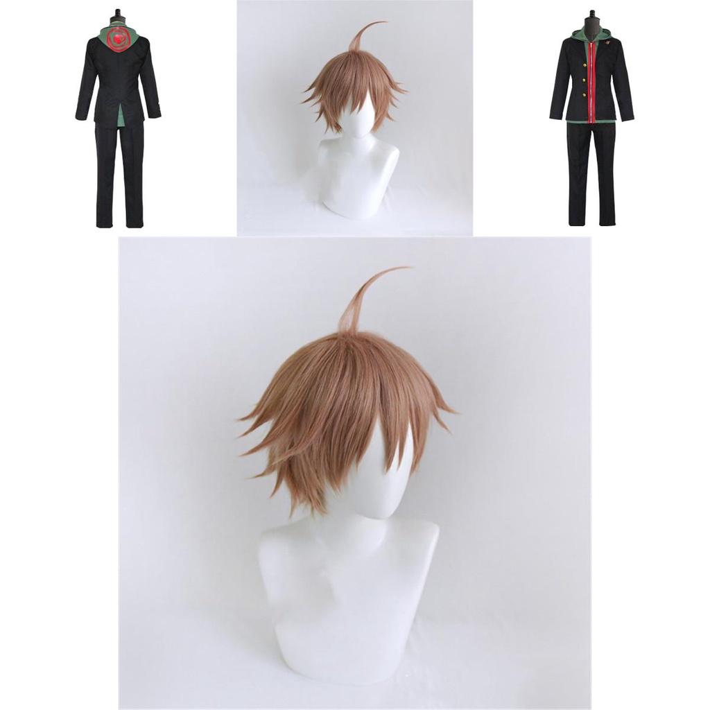 Felpa con cappuccio e giacca autentica di Makoto Naegi per cosplay di Danganronpa Trigger Happy Havoc