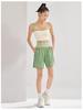 Women's Plus Size Quick Dry High Waist Sports Shorts - Summer Outerwear, Loose Fit, Running Capris.